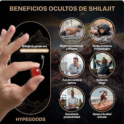 AUMENTA TU CONFIANZA SEXUAL x3 CON SHILAJIT