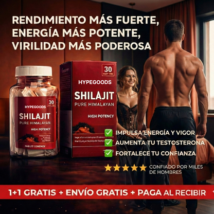 AUMENTA TU CONFIANZA SEXUAL x3 CON SHILAJIT